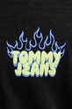Tommy Jeans T-shirt męski bawełniany DM0DM22552 czarny
