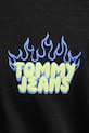 Tommy Jeans T-shirt męski bawełniany DM0DM22552 czarny