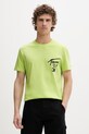 Odzież Tommy Jeans t-shirt męski bawełniany DM0DM22553 zielony