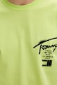 Tommy Jeans t-shirt męski bawełniany DM0DM22553 zielony