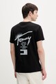 Tommy Jeans t-shirt męski bawełniany czarny DM0DM22553