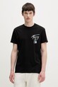 Odzież Tommy Jeans t-shirt męski bawełniany DM0DM22553 czarny