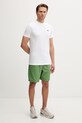 Lacoste T-shirt męski z bawełną TH4762 beżowy SS26
