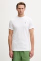 Odzież Lacoste T-shirt męski z bawełną TH4762 beżowy