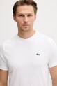 Lacoste T-shirt męski z bawełną beżowy TH4762