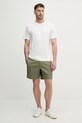 Lacoste t-shirt męski bawełniany TH0753 biały SS26