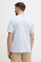 Odzież Lacoste T-shirt męski bawełniany TH0753 niebieski