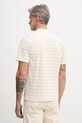 Odzież Lacoste t-shirt męski bawełniany TH0874 beżowy