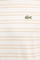 Lacoste t-shirt męski bawełniany TH0874 beżowy