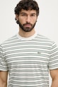 Lacoste t-shirt męski bawełniany zielony TH0874
