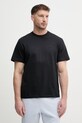 Lacoste t-shirt męski bawełniany czarny TH1750.
