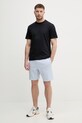 Lacoste t-shirt męski bawełniany TH1750. czarny SS26