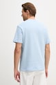 Odzież Lacoste T-shirt męski bawełniany TH1979 niebieski