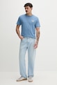 Guess Jeans t-shirt męski bawełniany M6GIB7.K8HM0 niebieski SS26