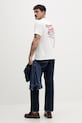 Guess Jeans t-shirt męski bawełniany M6GIC0.K8HM0 biały SS26