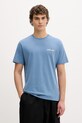 Guess Jeans t-shirt da uomo in cotone blu M6GIC0.K8HM0