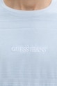 Guess Jeans t-shirt basic męski bawełniany M6GIZ3.KE942 niebieski