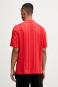 Oblečenie BOSS Green tričko pánske bavlnené 50554645 červená
