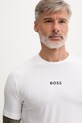 BOSS Green T-shirt męski biały 50559199