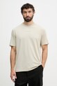 Odzież BOSS Green T-shirt męski z bawełną 50559235 beżowy