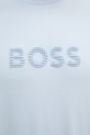 BOSS Green t-shirt męski bawełniany 50559361 niebieski