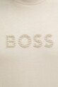 BOSS Green t-shirt męski bawełniany 50559361 beżowy