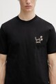 Paul Smith t-shirt bawełniany FLOCK PRINT czarny M1R.919T.VP5460