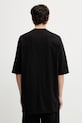 Odzież Rick Owens DRKSHDW Jumbo t-shirt bawełniany męski DU01F4274.RNEP2 czarny