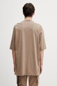 Odzież Rick Owens DRKSHDW t-shirt bawełniany Jumbo DU01F4274.RN beżowy