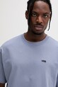 Vans t-shirt basic męski bawełniany niebieski VN000P1PFOI1