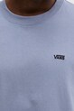 Vans t-shirt basic męski bawełniany VN000P1PFOI1 niebieski