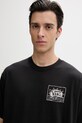 Vans t-shirt basic męski bawełniany czarny VN000TRGBLK1