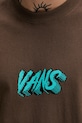 Vans t-shirt męski bawełniany VN000VY1FST1 brązowy