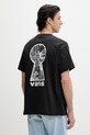 Vans t-shirt męski bawełniany czarny VN000VYFBLK1