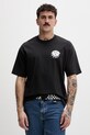 Odzież Vans t-shirt męski bawełniany VN000XHRBLK1 czarny