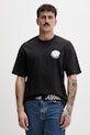 Odzież Vans t-shirt męski bawełniany VN000XHRBLK1 czarny