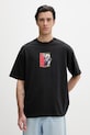 Vans t-shirt męski bawełniany czarny VN000XHSBLK1