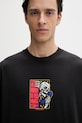 Vans t-shirt męski bawełniany czarny VN000XHSBLK1
