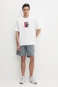 Vans t-shirt basic męski bawełniany VN000XHSWHT1 biały SS26