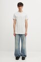 Rick Owens DRKSHDW Level t-shirt bawełniany męski DU01F4250.RNP beżowy