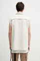 Odzież Rick Owens DRKSHDW kamizelka jeansowa Tommy Jumbo DU01F4764.DMW beżowy