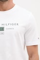 Tommy Hilfiger tricou pentru bărbați, din bumbac MW0MW42365 alb