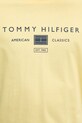 Tommy Hilfiger tričko pánske bavlnené MW0MW42365 žltá