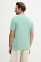 Îmbrăcăminte Tommy Hilfiger tricou pentru bărbați, din bumbac MW0MW42365 turcoaz