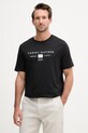Tommy Hilfiger tricou pentru bărbați, din bumbac negru MW0MW42365