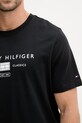 Tommy Hilfiger tricou pentru bărbați, din bumbac MW0MW42365 negru