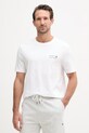 Oblečení Tommy Hilfiger tričko pánské bavlněné MW0MW42370 bílá