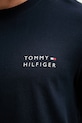Tommy Hilfiger tričko pánské bavlněné MW0MW42370 námořnická modř