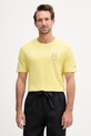 Tommy Hilfiger tricou pentru bărbați, din bumbac galben MW0MW42364