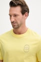 Tommy Hilfiger tricou pentru bărbați, din bumbac galben MW0MW42364